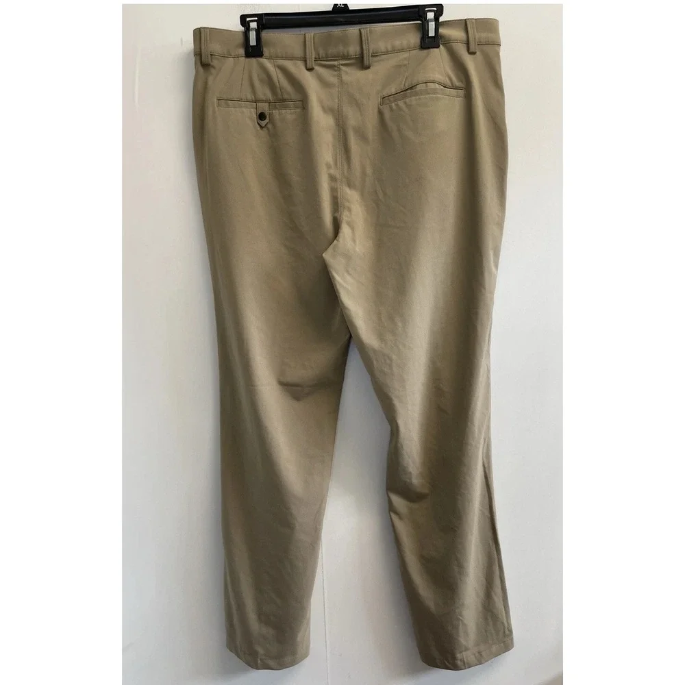 Greg Norman ML75 Micro Lux Golf Pant Men's Size 35X32‎ Khaki Stretch Play Dry